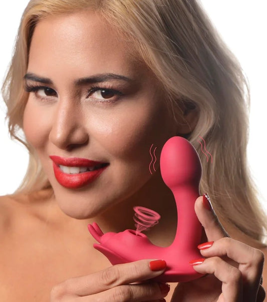 ButterflyTease10XClitoralSuctionSiliconeStimulator