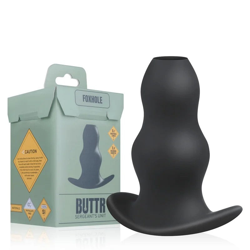 Buttr–FoxholeHollowButtPlug(Black)