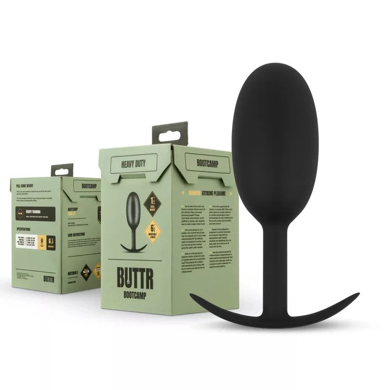 Buttr–HeavyDutyWeightedButtPlug(Black)