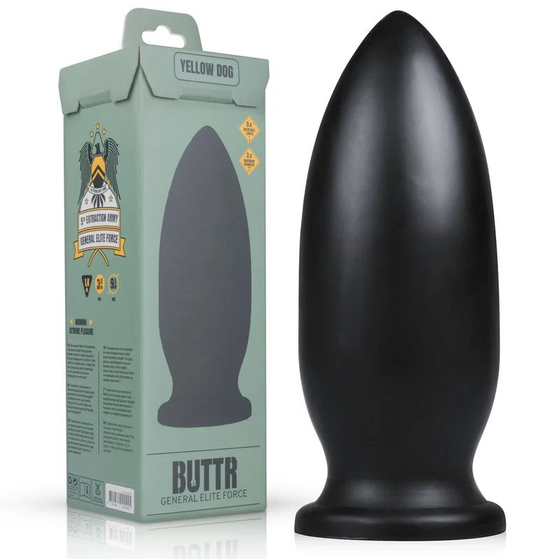 Buttr–YellowDogButtPlug(Black)