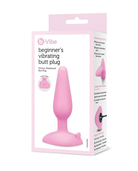 BVibeBeginner’sVibratingTaperedButtPlug