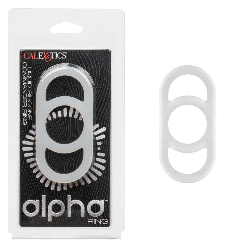 Calexotics–AlphaLiquidSiliconeCommanderRing(FrostedClear)