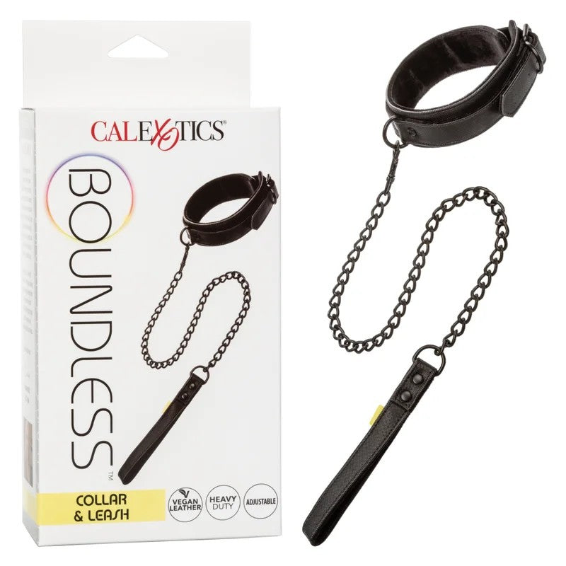 Calexotics–BoundlessCollar&Leash(Black)