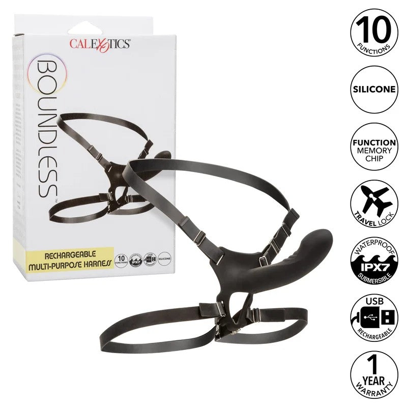 Calexotics–BoundlessRechargeableMultiPurposeHarness(Black)