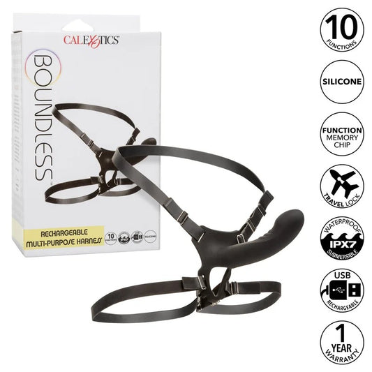 Calexotics–BoundlessRechargeableMultiPurposeHarness(Black)
