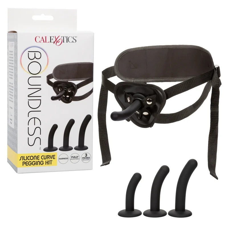 Calexotics–BoundlessSiliconeCurvePeggingKit(Black)