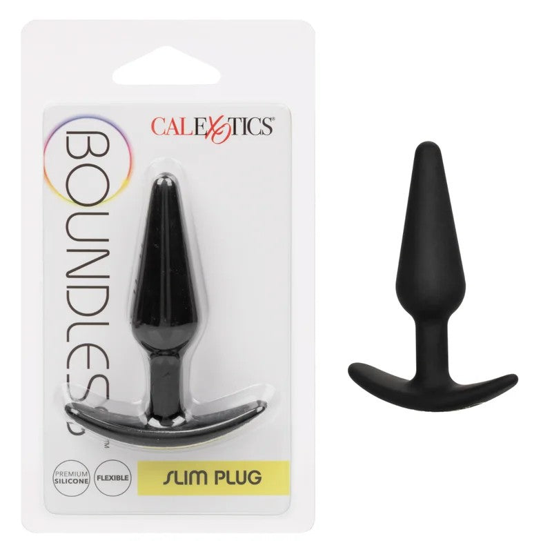 Calexotics–BoundlessSlimMiniSiliconeAnalPlug(Black)
