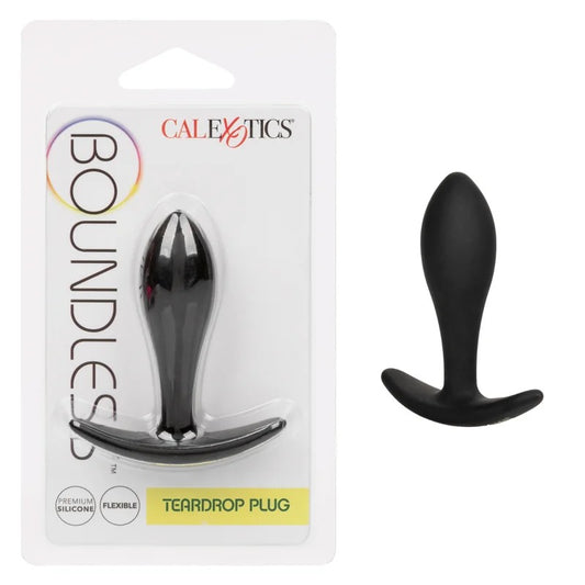 Calexotics–BoundlessTeardropMiniSiliconeAnalPlug(Black)