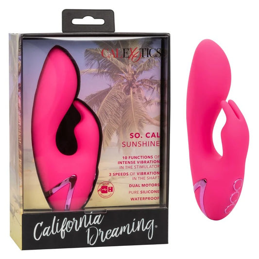 Calexotics–CaliforniaDreaming“So.CalSunshine”RabbitVibrator(Pink)