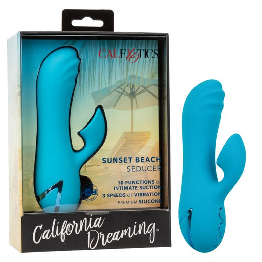 Calexotics–CaliforniaDreamingSunsetBeachSeducerCompactSuckingRabbitVibrator(Blue)