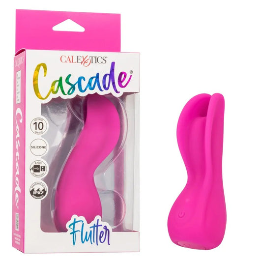 Calexotics–Cascade“Flutter”SiliconeClitoralVibrator(Pink)