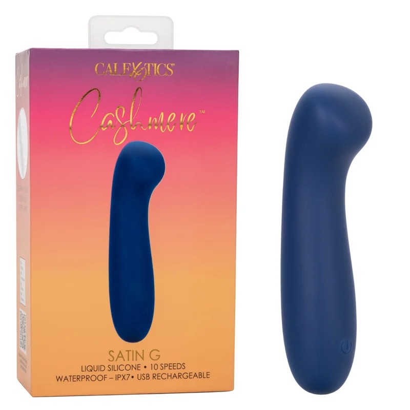 Calexotics–CashmereSatinGCompactG-SpotVibrator(Blue)