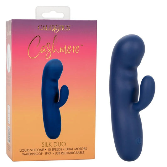 Calexotics–CashmereSilkDuoCompactRabbitVibrator(Blue)