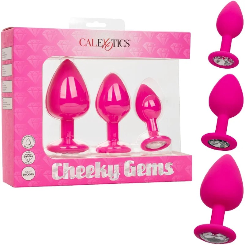CalExotics–Cheeky™Gems|3-PieceAnalTrainingPlugKit