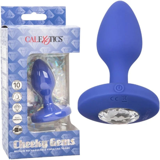 CalExotics–CheekyGem™Medium|RechargeableVibratingAnalProbe