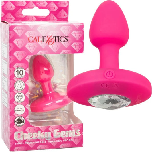CalExotics–CheekyGemsSmallRechargeableVibratingProbe|VibratingButtPlug