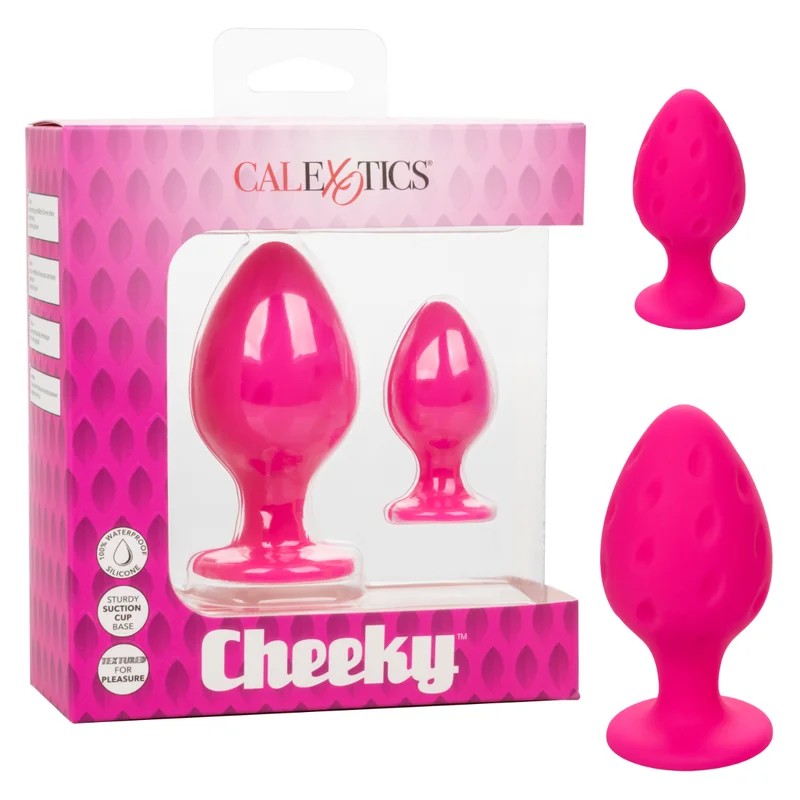 Calexotics–CheekySiliconeAnalPlugSet(Pink)