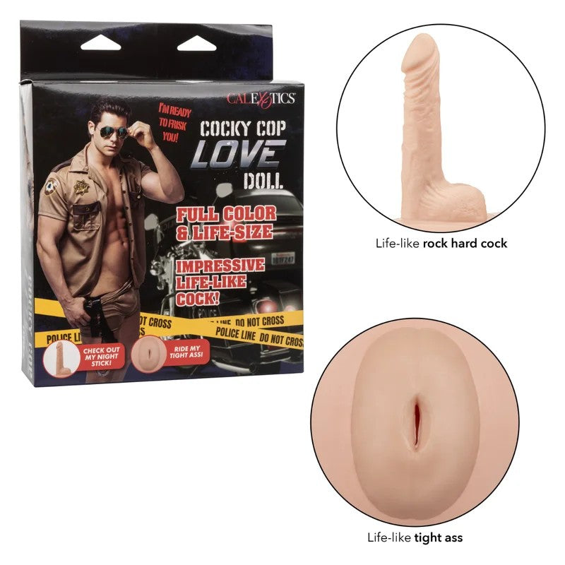 Calexotics–CockyCopPoliceInflatableMaleLoveDoll(LightFlesh)