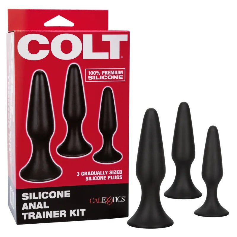 Calexotics–ColtSiliconeAnalTrainerKit(Black)