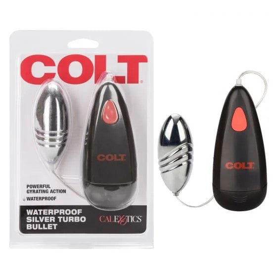 Calexotics–COLTWaterproofSilverTurboBullet(Chrome)