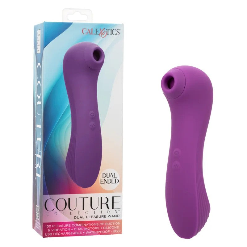 Calexotics–CoutureCollectionDualPleasureWand(Purple)