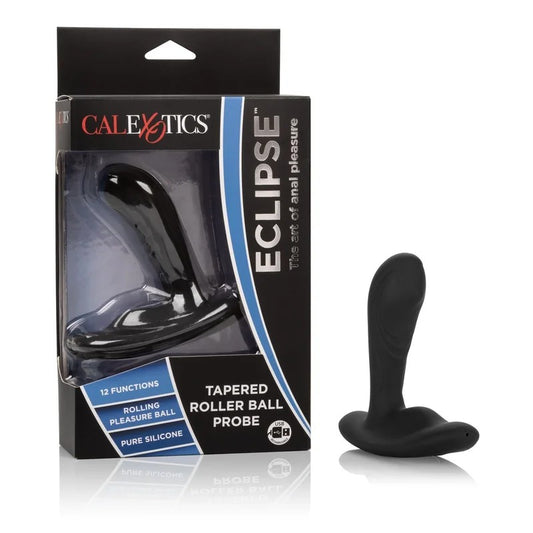 Calexotics–Eclipse–TaperedRollerBallProbe(Black)