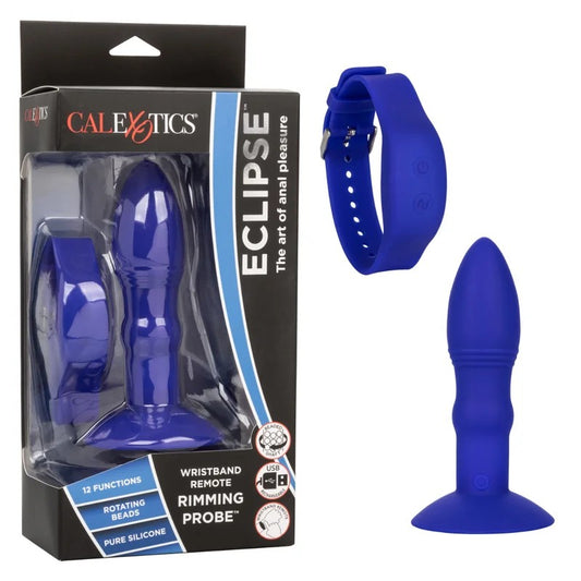 Calexotics–EclipseWristbandRemoteBeadedRimmingAnalProbe(Blue)