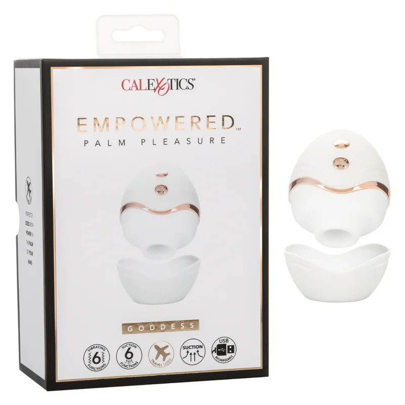 Calexotics–Empowered“Goddess”ClitoralPumpVibrator(White)