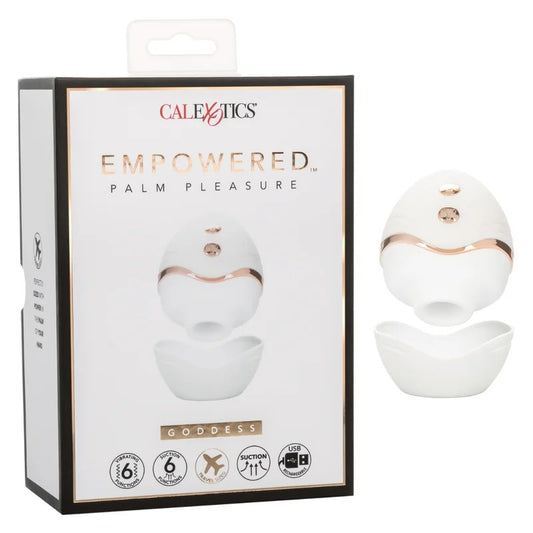 Calexotics–Empowered“Goddess”ClitoralPumpVibrator(White)