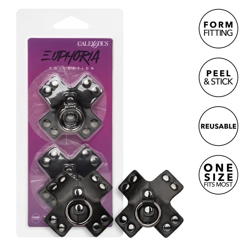 Calexotics–EuphoriaCollectionO-RingPasties(Black)