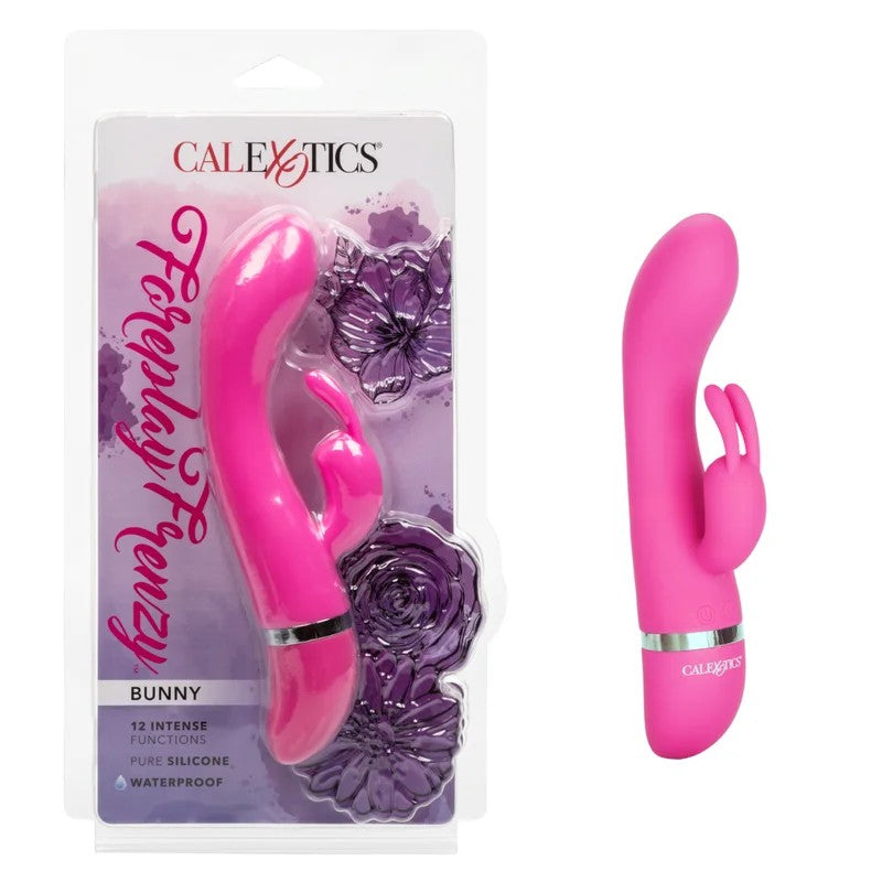 Calexotics–ForeplayFrenzySiliconeBunnyVibrator(Pink)