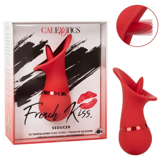 Calexotics–FrenchKiss“Seducer”SiliconeClitoralMassager(Red)