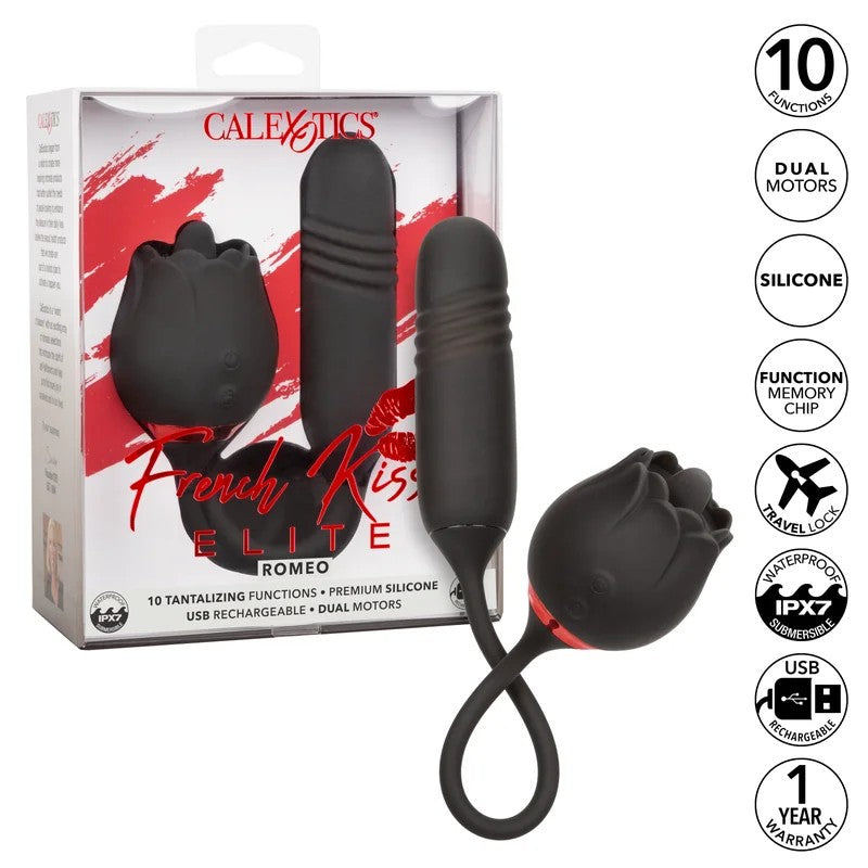 Calexotics–FrenchKissElite“Romeo”DualStimulator(Black)