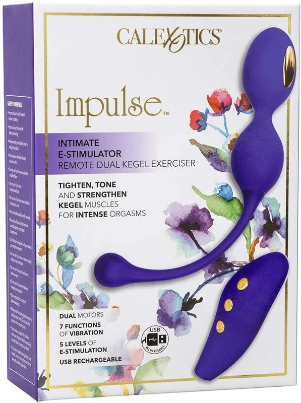 Calexotics–ImpulseRechargeableE-StimulatorRemoteDualKegelExerciser