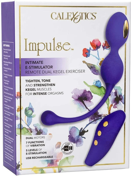 Calexotics–ImpulseRechargeableE-StimulatorRemoteDualKegelExerciser