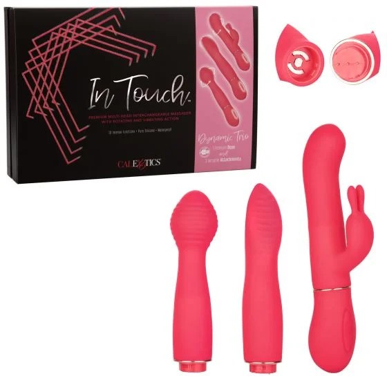 Calexotics–InTouchMassagerwith3InterchangeableHeads(DynamicTrio)