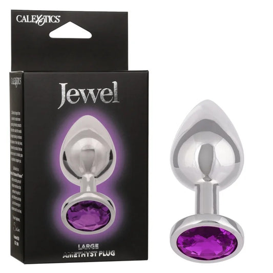 Calexotics–JewelLargeAmethystRoundGemPlug(Purple)