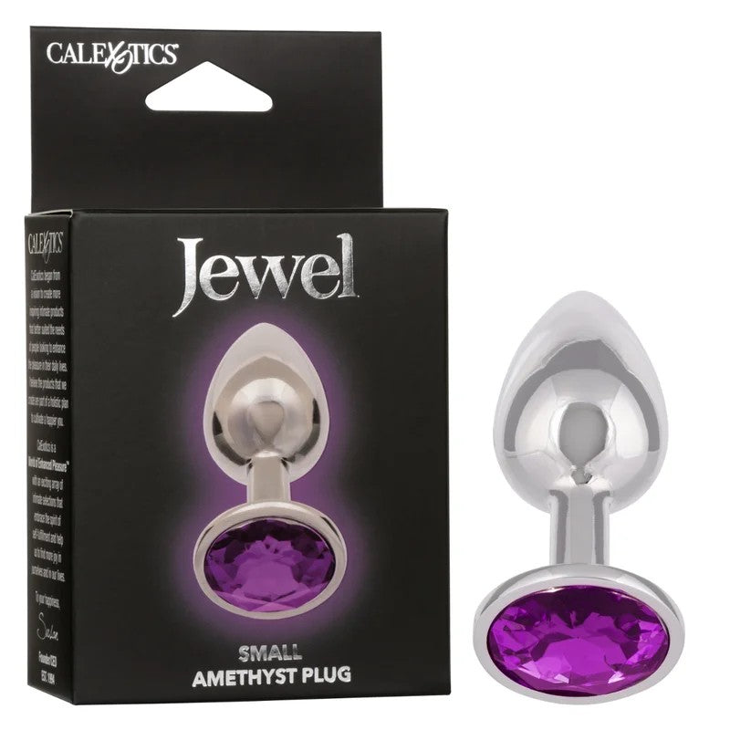 Calexotics–JewelSmallAmethystRoundGemPlug(Purple)