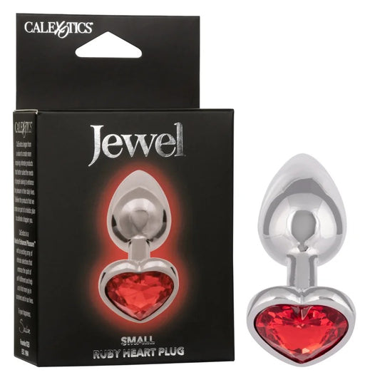 Calexotics–JewelSmallRubyHeartGemPlug(Red)