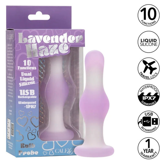 Calexotics–LavenderHazeBulbProbe10FunctionAnalPlug(Purple)