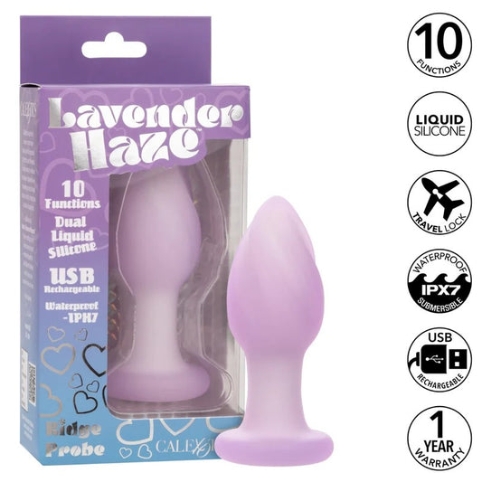 Calexotics–LavenderHazeRidgeProbe10FunctionAnalPlug(Purple)