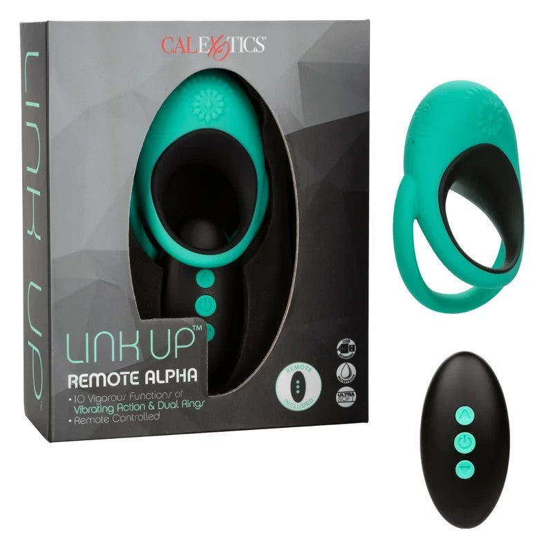 Calexotics–LinkUp“RemoteAlpha”RemoteControlCockRing(Green/Black)