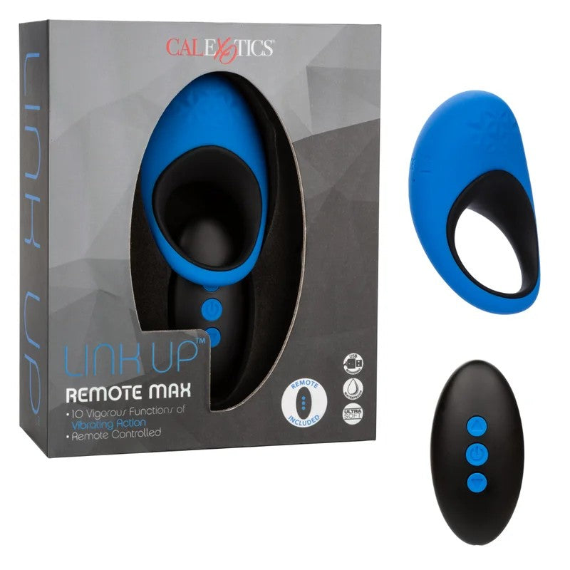 Calexotics–LinkUp“RemoteMax”RemoteControlCockRing(Blue/Black)