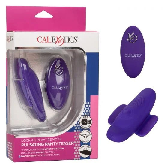 Calexotics–Lock‘n’PlayRemotePulsatingPantyTeaser(Purple)