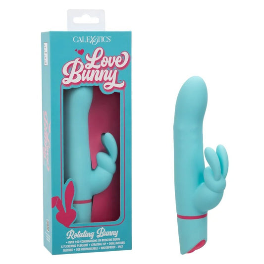 Calexotics–LoveBunnyRotatingBunnyBeadedRabbitVibrator(Blue)