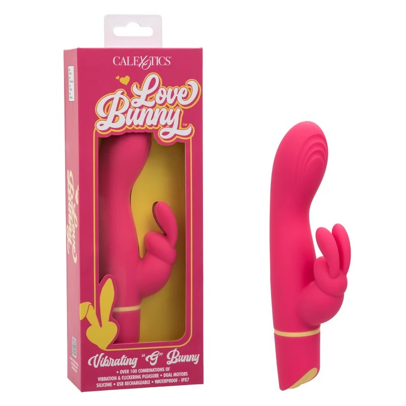 Calexotics–LoveBunnyVibrating“G”BunnyDualMotorRabbitVibrator(PInk)