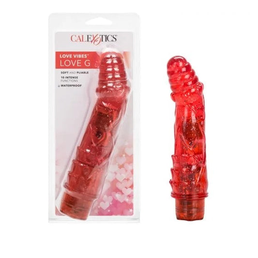 Calexotics–LoveVibesLoveGJellyVibrator(Red)