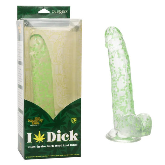 Calexotics–NaughtyBits“ILeafDick”Glow-In-The-DarkWeedLeafDong(Clear/Green)