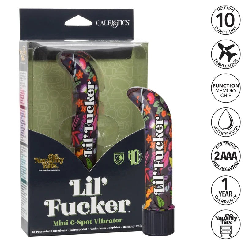 Calexotics–NaughtyBits“LilFucker”MiniG-SpotVibrator(FoliagePattern)