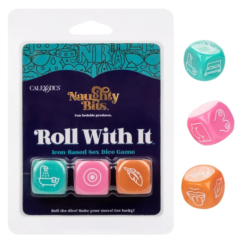 Calexotics–NaughtyBits“RollWithIt”Icon-BasedSexDiceGame